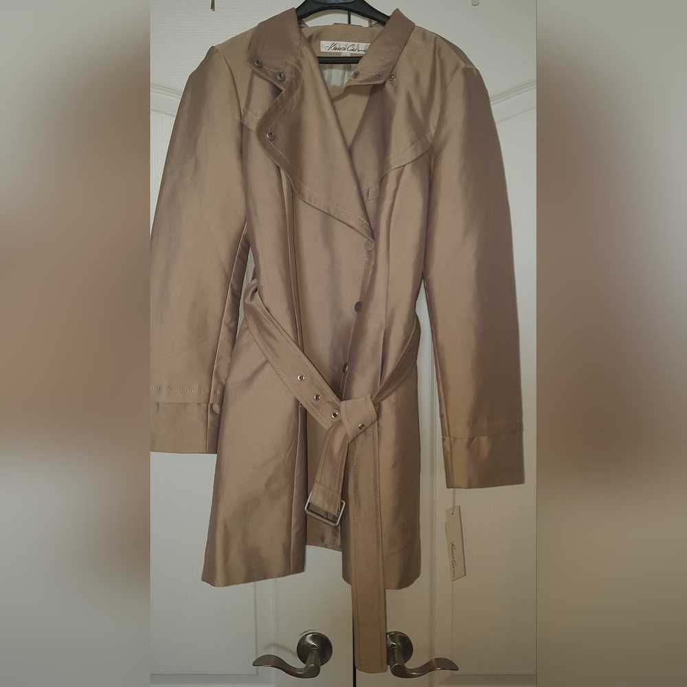 Kenneth Cole New York Women's Beige Trench Coat